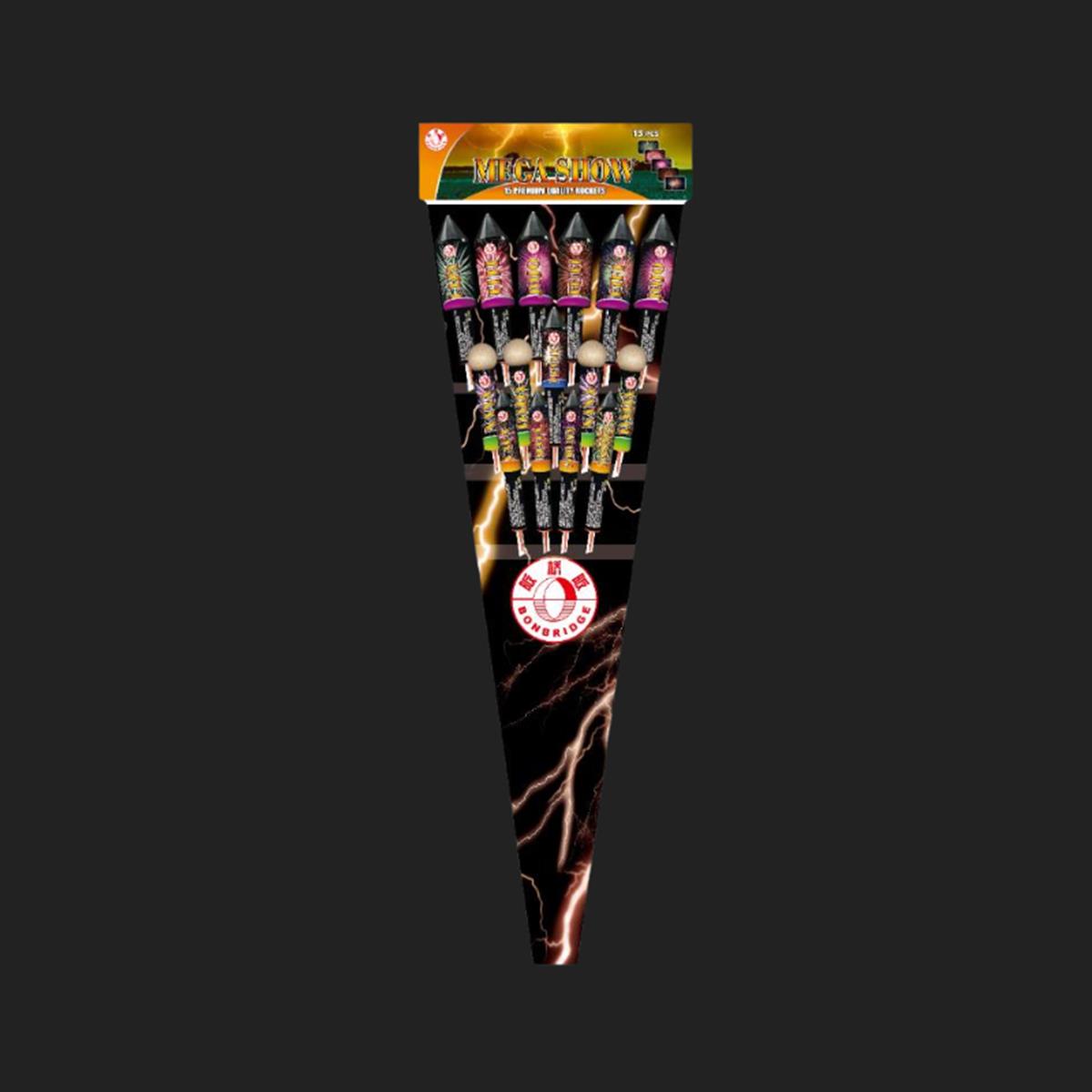 MEGA SHOW - 15 vuurpijlen